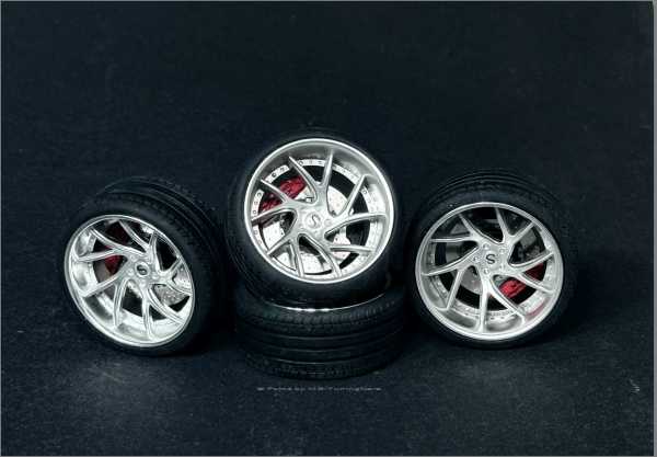 1:18 Honda NSX LibertyWalk LBWK Rim Set